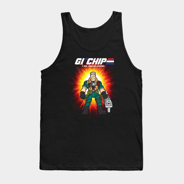 G.I. Chip Tank Top by Daletheskater